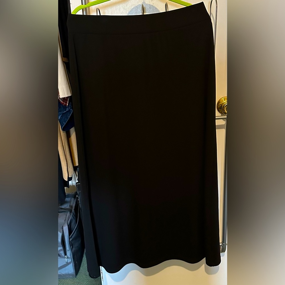 Talbots maxi skirt. Black, dressy.